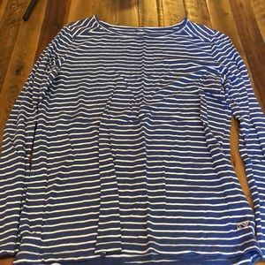 Blue Vineyard Vines Striped Shirt